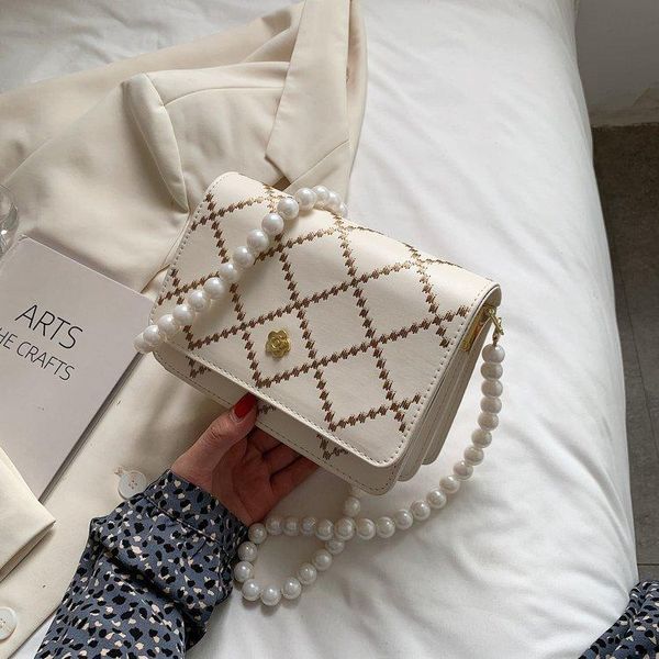 

evening bags 2021 fashion shoulder bag pearl chain crossbody for women small