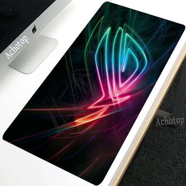 

mouse pads & wrist rests 90x40cm asus gaming pad xl large gamer big mat computer locking edge mousepad keyboard desk mice pc