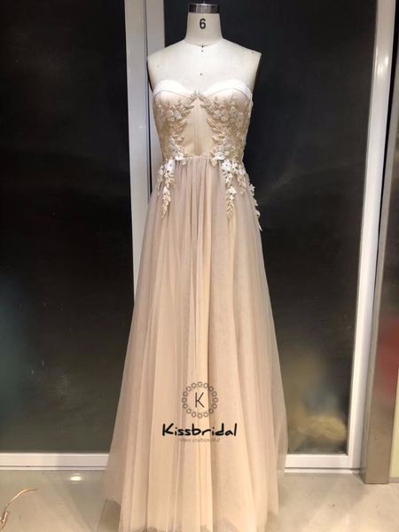 

party dresses elegant a-line prom long 2021 sweetheart neckline appliques tulle evening dress gown, White;black