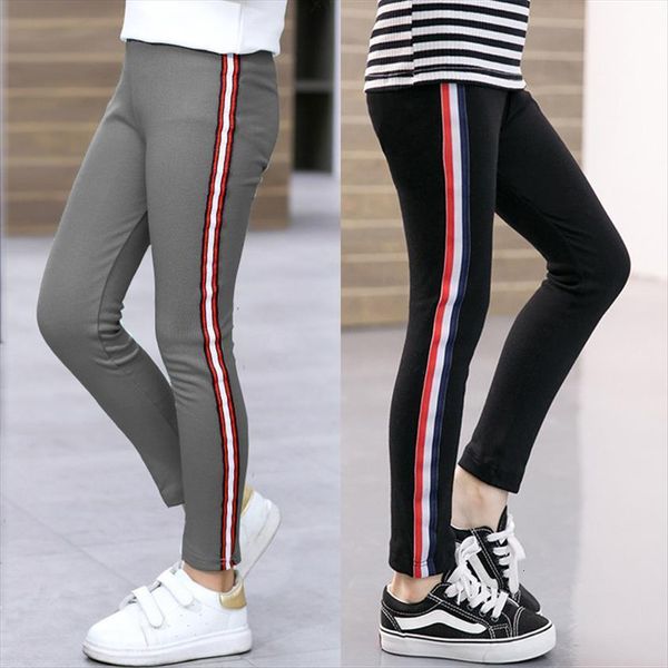 

girls leggings autumn winter pants elasticity for childrens skinny sport boys kids trousers, Blue