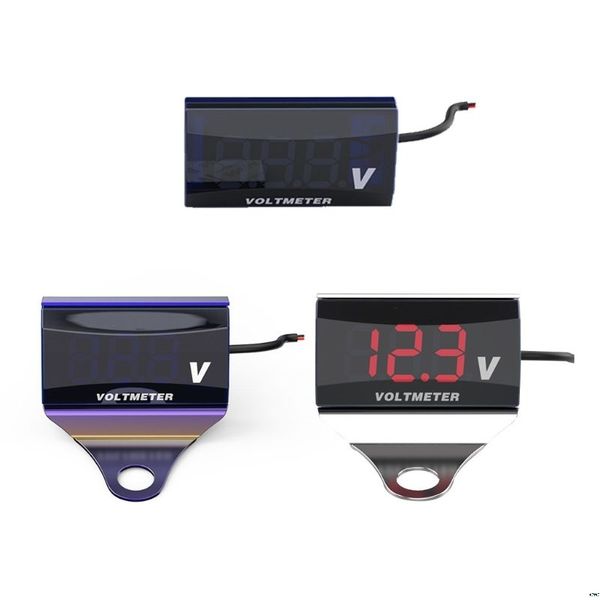 

8v-150v led digital display voltmeter car motor voltage gauge panel meter met beugel