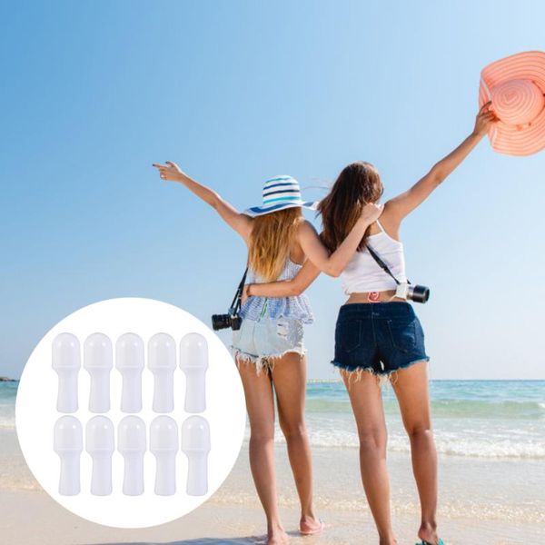 

storage bottles & jars 10pcs 30ml refillable roller essential oils containers