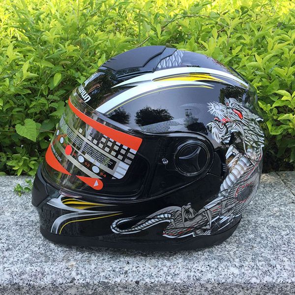 

mlu-003 malushun motorcycle helmet double visor full face