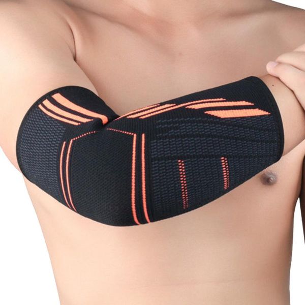 

elbow support braces arm protect breathable elastic sleeve for sports rw & knee pads, Black;gray