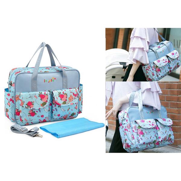 

diaper bags print bag for mom organizer large capacity waterproof nappy travel shoulder baby nursing