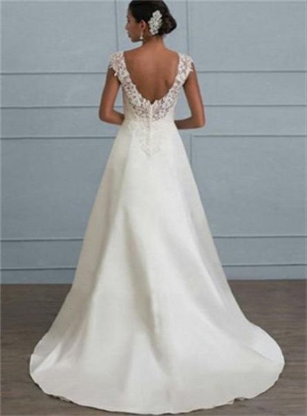 

zity v neck half sleeve women dress long lace embroidery train bridal gown elegant plus size, Black;gray