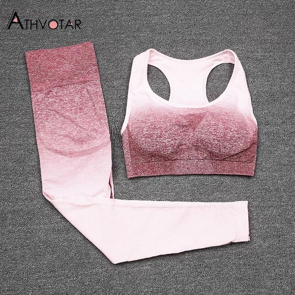 

Seamless Set Sport Wear Women Gym Workout Fitness Clothing Female Sport Suit High Waist Legging Sports Bra TrasuitFree shipping by air, White;black