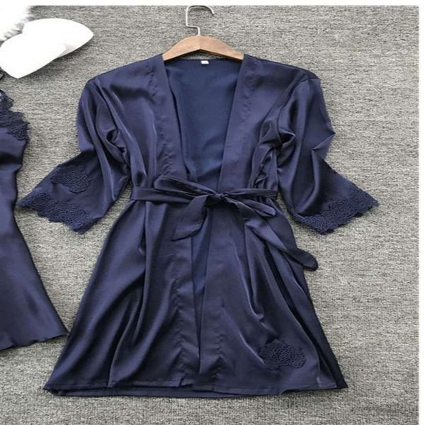 

bathrobe women's bathrobe made of silk