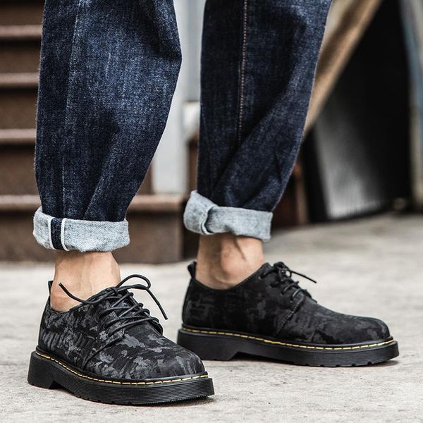 

dress shoes hombre informales spring leather mens couro para autumn sapatenis sneakers loafers wide moccasins shoe homme uomo de sport 2021, Black