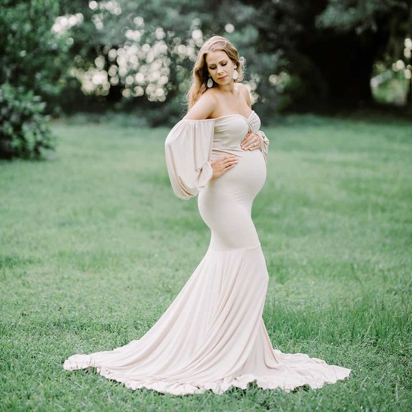 

lace maternity dresses for p shoot long dresses v-neck pregnancy pshoot dress maternity gowns for p shoot luxury x0902, White