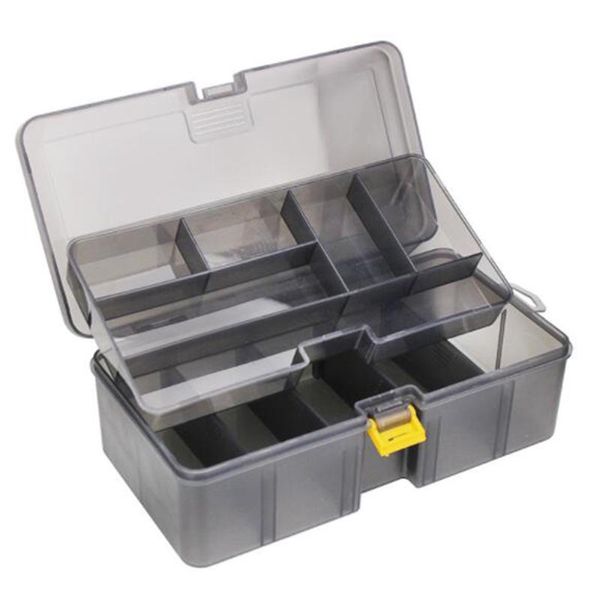 

fishing accessories thickened double layer tackle box multifunctional lure baits hooks holder spoons storage boxes tools
