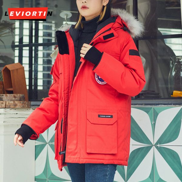 

men's women's ets, fashionable and thick white duck down casual coats, winter, 90%, Black