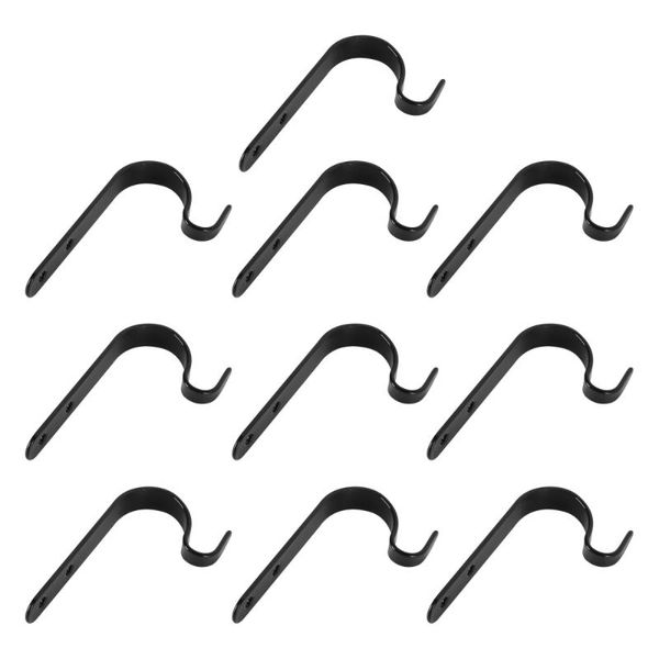 

hooks & rails 10pcs home j shape hanging iron simple hanger bag with screws