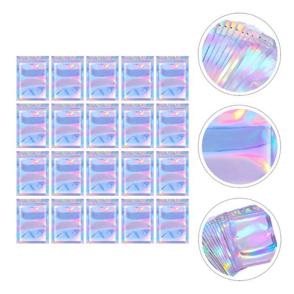 

storage bags 30pcs transparent aluminizing sealing earphone