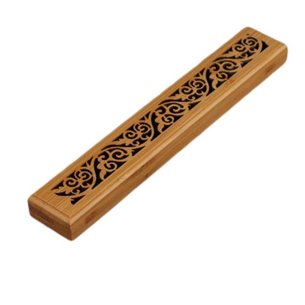 

bamboo incense holder retro burner box stick for teahouse living room decoration fragrance lamps