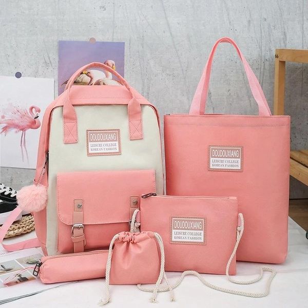 

kids schoolbags fashion canvas women backpack casual classical school bag for teenage girls shoulder mochilas rucksacks bags