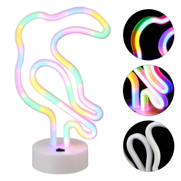 

lamp covers & shades 1 pc toucan shape bedside fashionable desk novel neon (white)