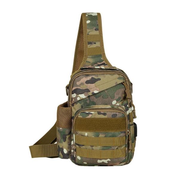 

outdoor bags hiking camping shoulder bag hunting fishing trekking chest sling molle backpack sports running