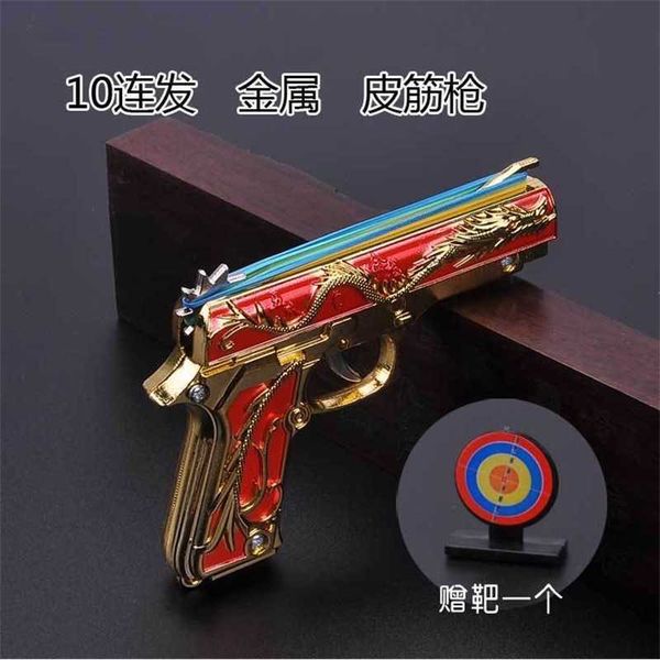 

multi sdesert eagle playing children's metal toy left wheel mauser rubber band gun model
