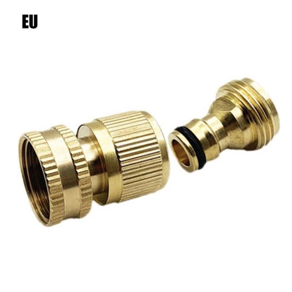 

garden hose quick connect brass connector fitting 3/4 inch accessories sec88 watering equipments
