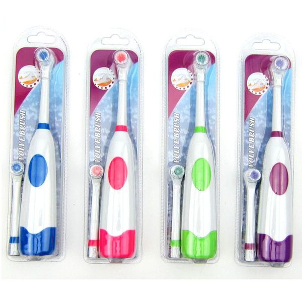 

smart electric toothbrush 1 set with 2 brush heads battery operated oral hygiene no rechargeable teeth for children