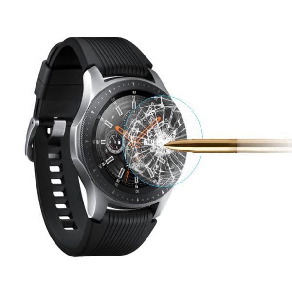 

watch bands 2 pcs samsung galaxy 46mm 42mm full tempered glass film for gear s3 screen protective nice with your band, Black;brown