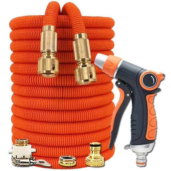 

watering equipments high pressure hose,car wash spray gun hose,garden hose set with retractable water injector, magic garden sprayer