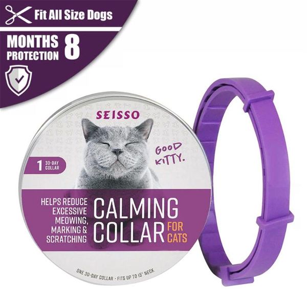 

cat dog collar anti flea mosquitoes ticks insect waterproof pet 8 months protection accessories collars & leashes
