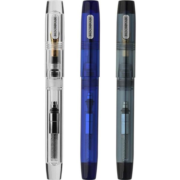 

fountain pens 1pcs transparent large-capacity pen eyedropper filling ink student gift school office stationery supplies 2021