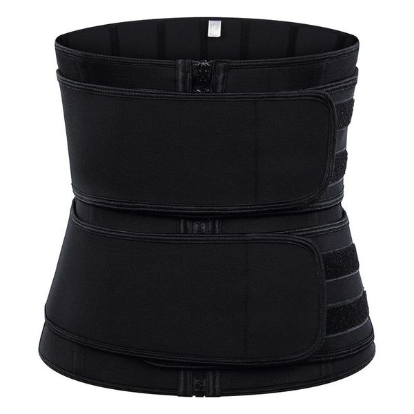 

waist corset women underbust sport trainer belt cincher bustiers workout shape body xs-6xl support, Black;gray