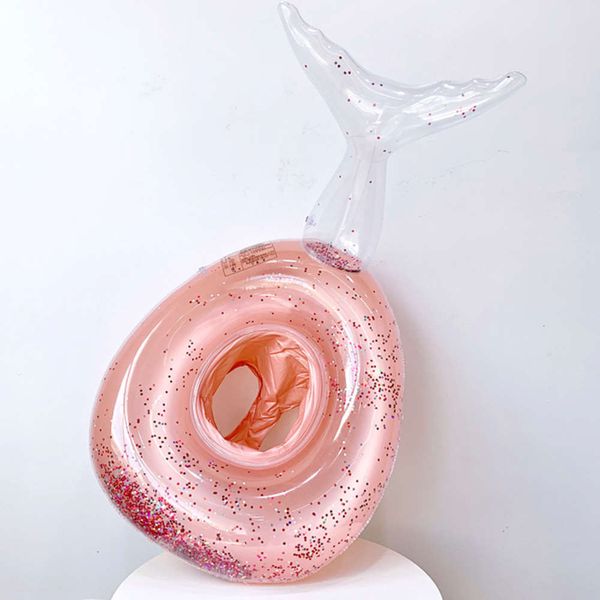 

swimming ring south korean rollover sequin baby sitting swimming mermaid tail seat ring