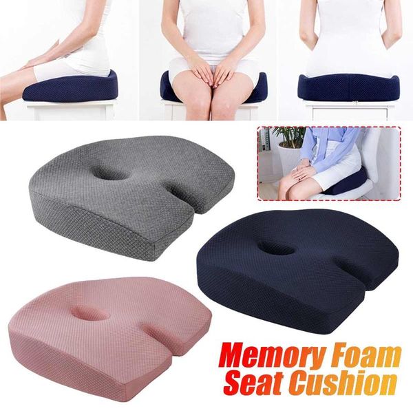 

cushion/decorative pillow memory foam seat cushion chair orthopedic office massage pad hemorrhoid coccyx treat car big