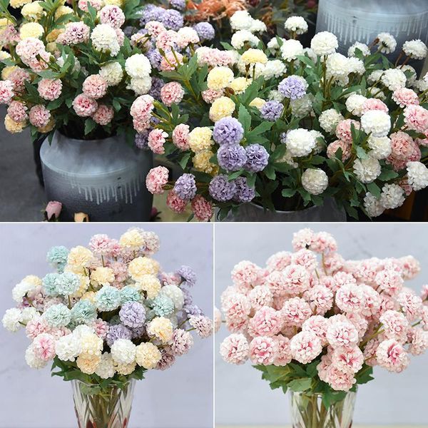 

wedding artificial flower ball chrysanthemum el hall soft decorative decoration flowers & wreaths