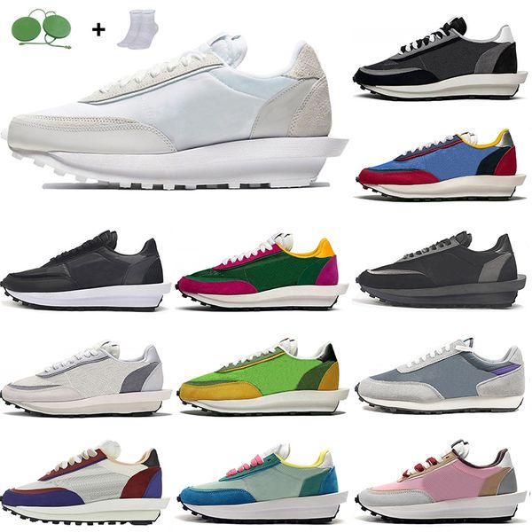 

2021 fashion zapatos ldv running shoes mens womens vaporwaffle coast ldwaffle shadow white nylon colorful men outdoor sports sneakers size 3