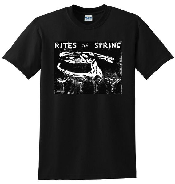 

rites of spring t shirt vinyl cd cover small medium large or xl, White;black