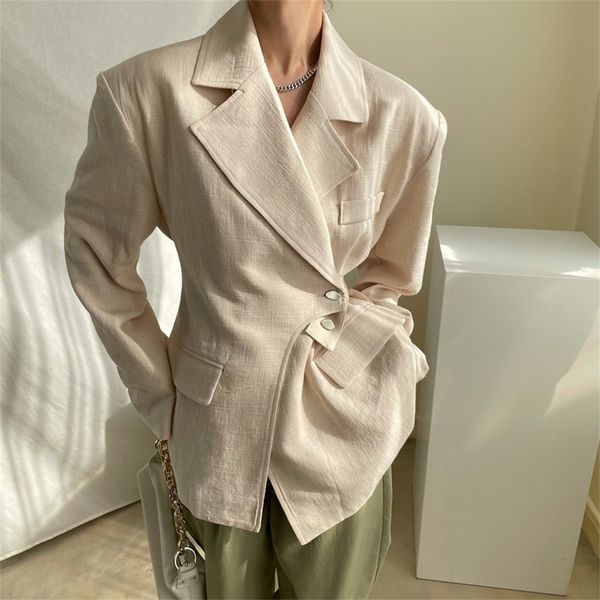 

women's suits & blazers hzirip chic solid femme blazers fashion fine job wear office lady elegant business fall coats zm4n, White;black