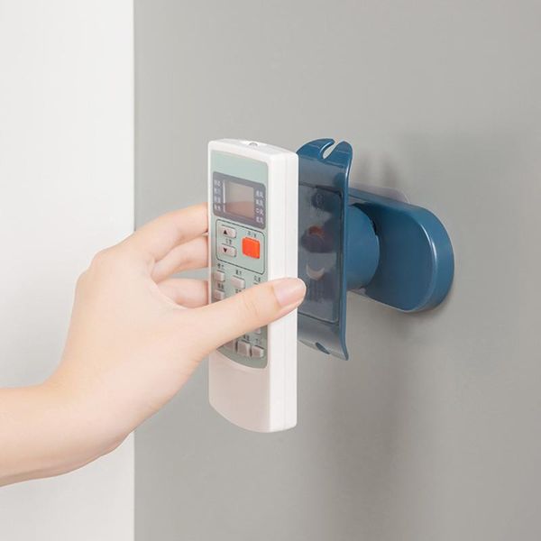 

hooks & rails self adhesive power strip holder wall mount punch rotatable cable organizer socket retainer household