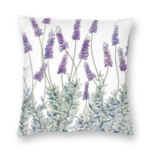 

cushion/decorative pillow rustic style floral lavender nordic cover home decor flowers plant car cushion