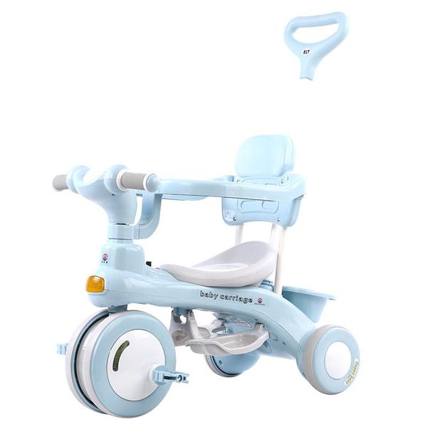 

strollers# children's tricycle pedals 1-3 years old trolley strolling baby artifact stroller mom bike