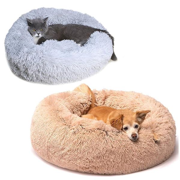 

kennels & pens plush pet bed soft and comfortable calming for dogs warm durable memory foam cat suitable pets of all sizes