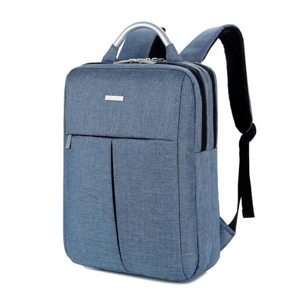 

backpack simple canvas men's business computer anti-theft outdoor travel bag middle school student
