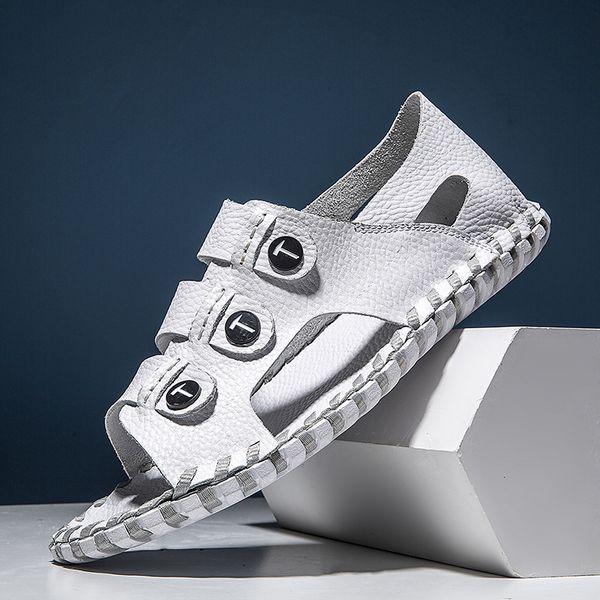 

slippers men's slippers summer trend driving men's fashion sandals breathable soft sole comfortable beach shoes 8bze, Black