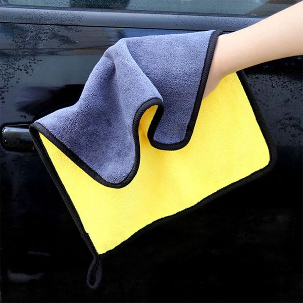 

towel multi-specification coral fleece car wash fiber cloth thickened absorbent two-color double-sided cleaning supplies