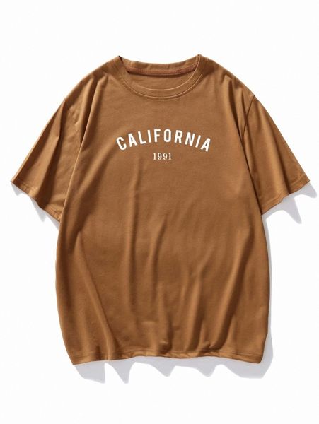 

men letter graphic tee 94nn#, White;black