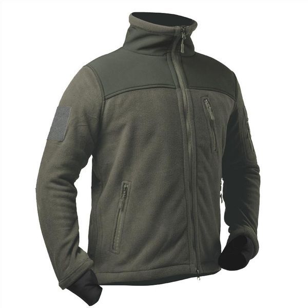 

men's jackets tactical military fleece jacket army combat shirt multi pockets working uniform outdoor clothing autumn spring outwear, Black;brown