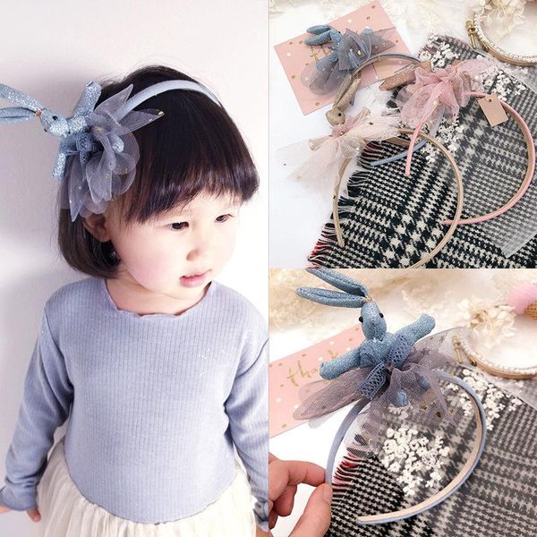 

hair accessories 12pcs fashion cute glitter stuffed hairbands solid gauze hard headbands princess headwear girls, Slivery;white