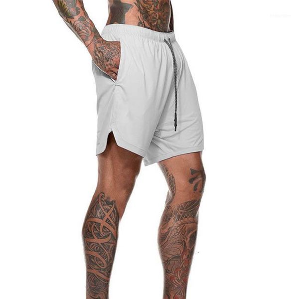 

men's shorts arrival summer double-deck mens fitness bodybuilding breathable quick drying short gyms men casual joggers shorts1 pqyz, White;black