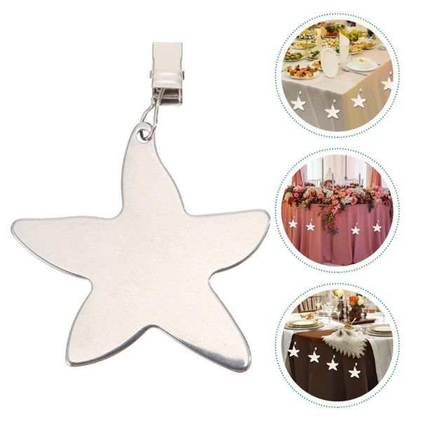 

clothing & wardrobe storage 4 pcs practical tablecloth clips stainless steel table cloth fixing clamp