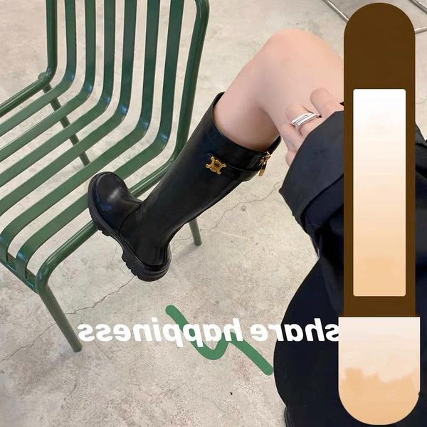 

boots winter woman girls black brand shoes women warm heels ladies fashion knee high female military riding