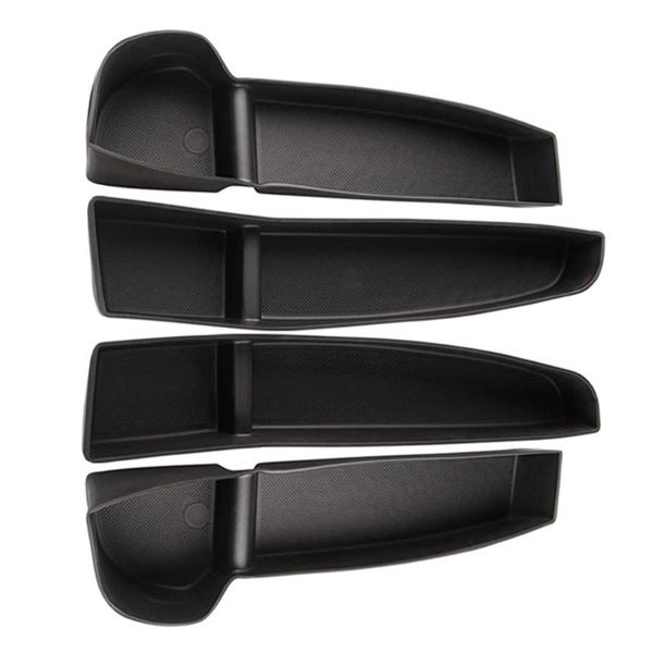 

car organizer 4pcs door handle armrest storage box side compatible with model 3